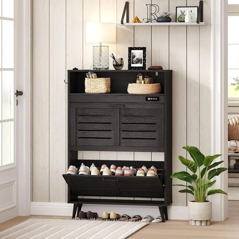 Sleek Deodorizing Shoe Storage Cabinet™