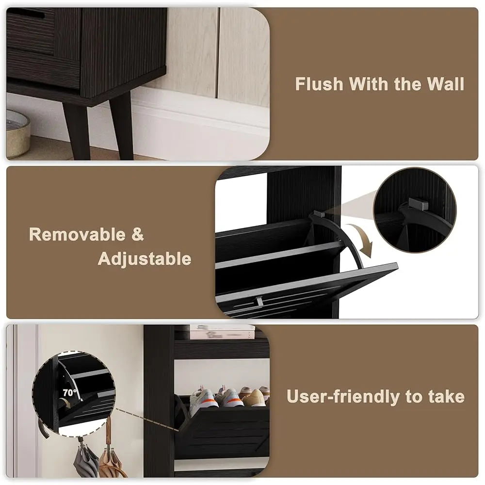 Sleek Deodorizing Shoe Storage Cabinet™