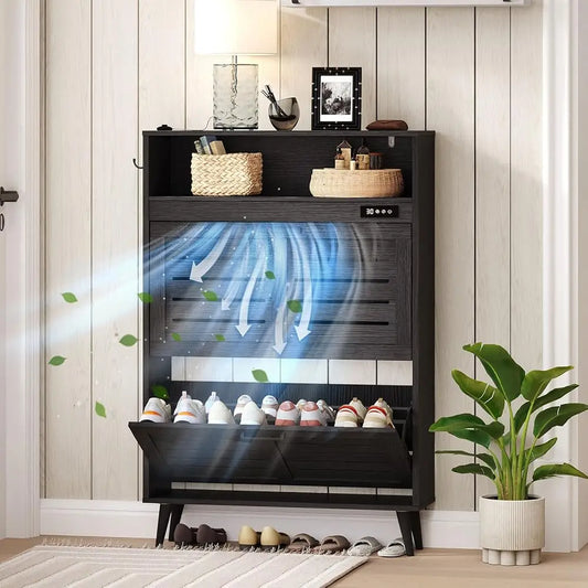 Sleek Deodorizing Shoe Storage Cabinet™